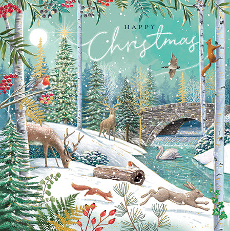 Ling Design Box of 8 Christmas Card**