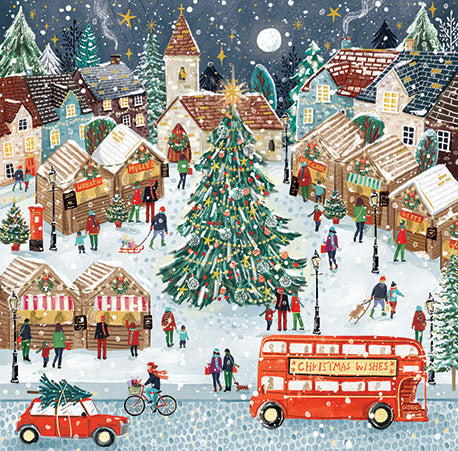 Ling Design Box of 8 Christmas Card**