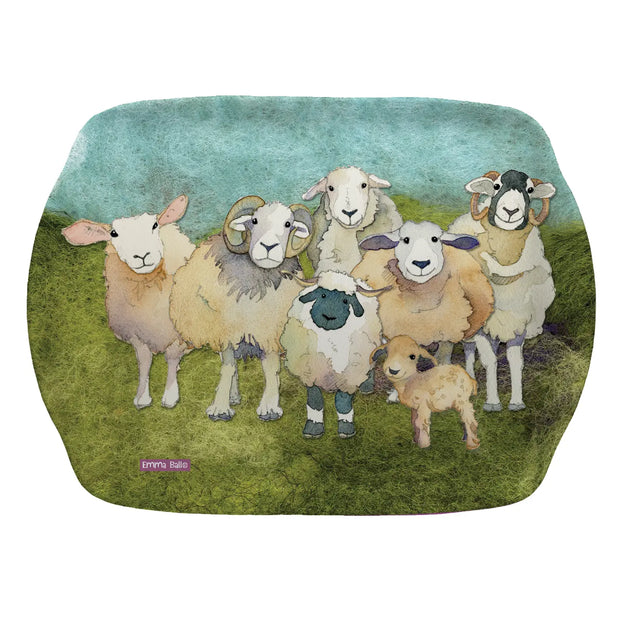 Emma Ball Felted Sheep Scatter Tray
