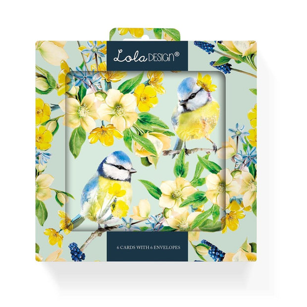 Lola Designs Bluetit 6 Notelets