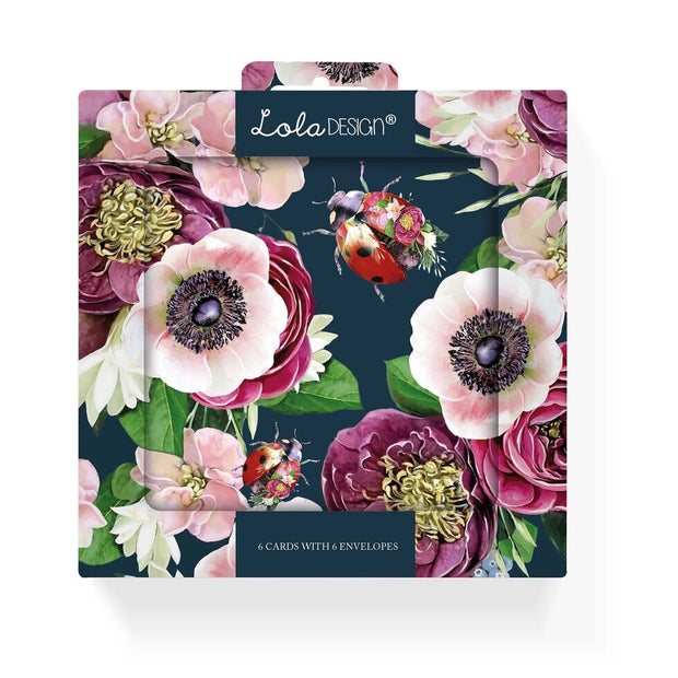 Lola Designs Ladybird 6 Notelets