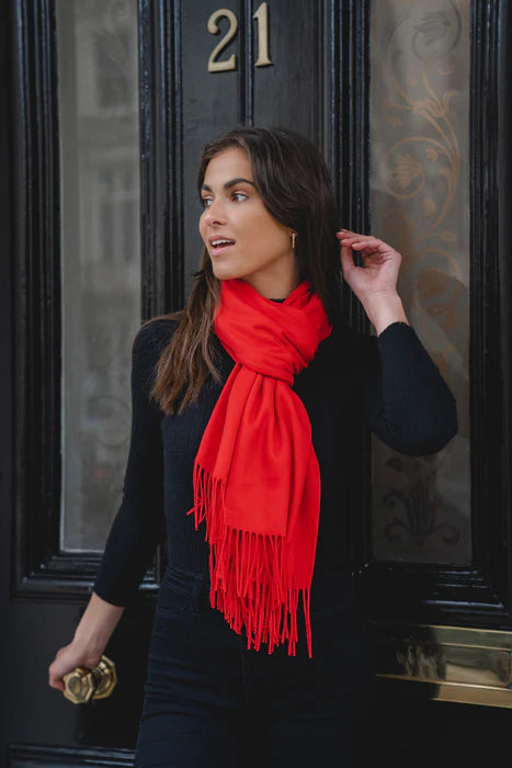 Accessories By Park Lane Hot Tomato Scarf**
