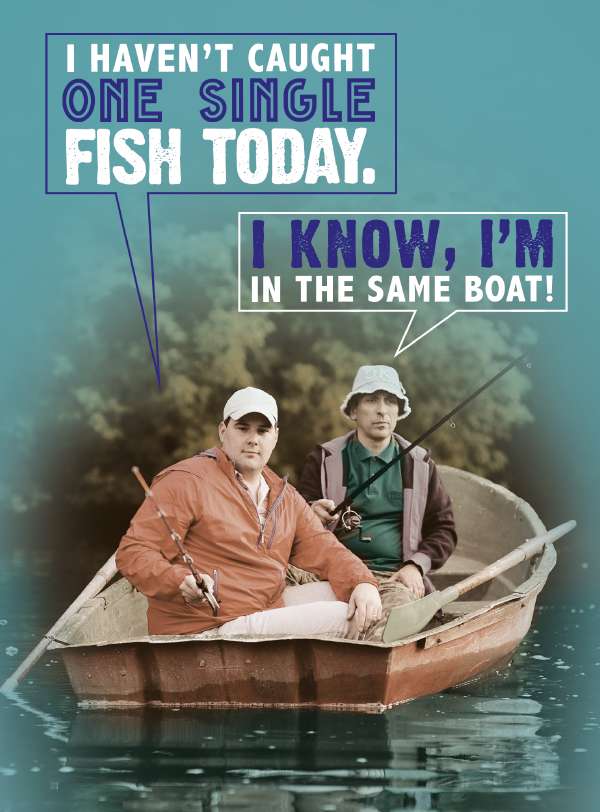Quitting Hollywood Fishing Humour Card*