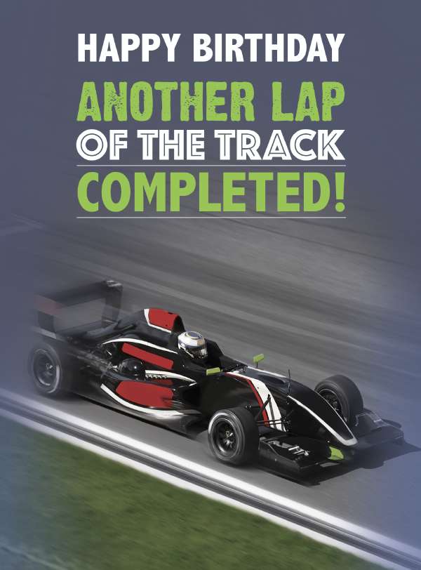 Quitting Hollywood Formula One Humour Card*