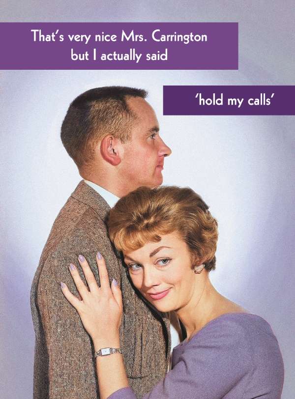 Quitting Hollywood Humour Card*