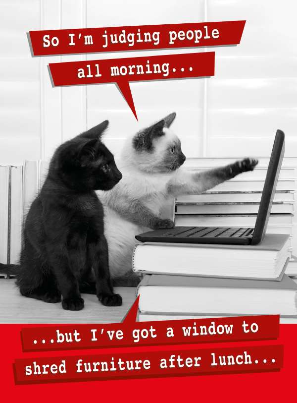 Quitting Hollywood Humour Card*