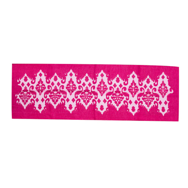 Accessories By Park Lane Hot Pink Burnt Out Scarf**