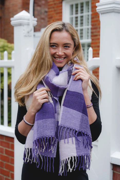 Accessories By Park Lane Purple Scarf*