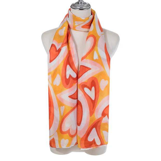 Accessories By Park Lane Orange Scarf