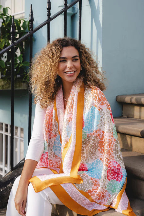 Accessories By Park Lane Orange Scarf