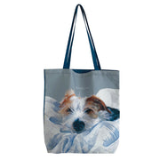 Little Dog Laughed "Scruffy Love" Dog Packable Shopping Bag