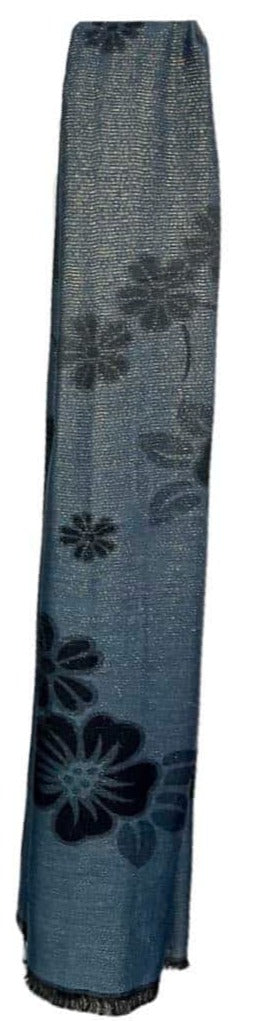 SH Blue Sparkle Pashmina Scarf*