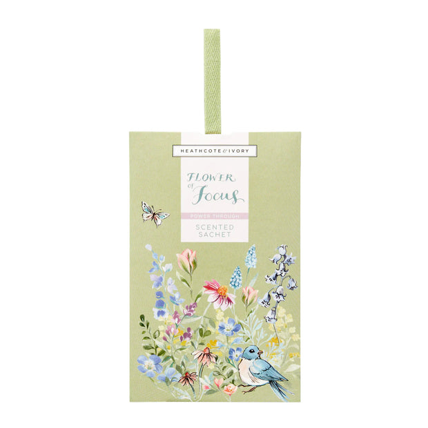 Heathcote & Ivory Flower of Focus Power Through Scented Sachet