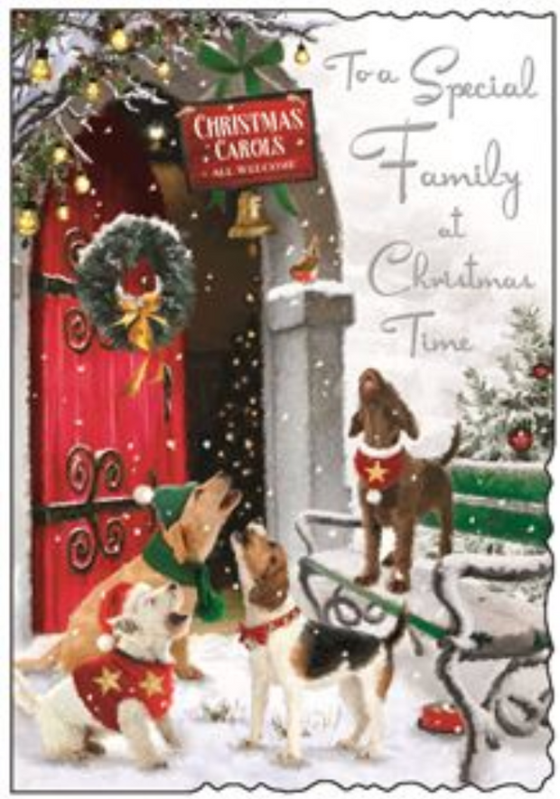 Jonny Javelin Special Family Christmas Card**