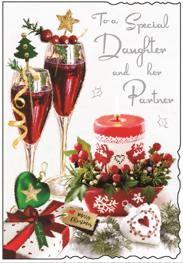 Jonny Javelin Daughter & Her Partner Christmas Card**