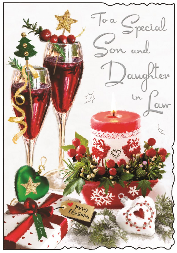 Jonny Javelin Son & Daughter in Law Christmas Card**