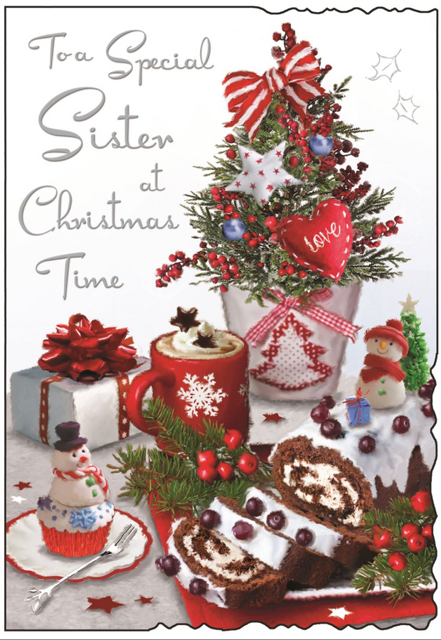 Jonny Javelin Sister Christmas Card**