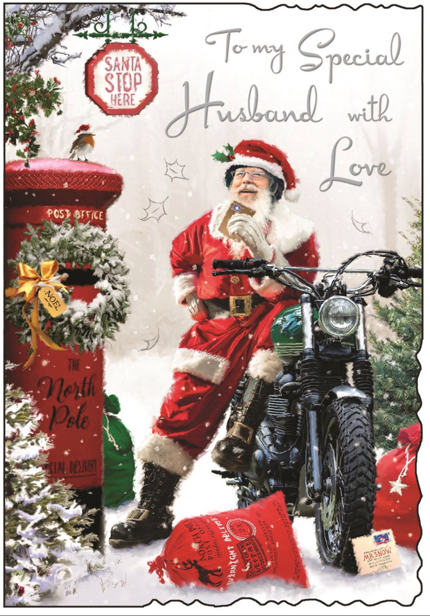 Jonny Javelin Husband Christmas Card**
