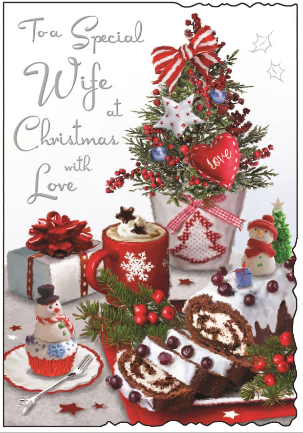 Jonny Javelin Wife Christmas Card**