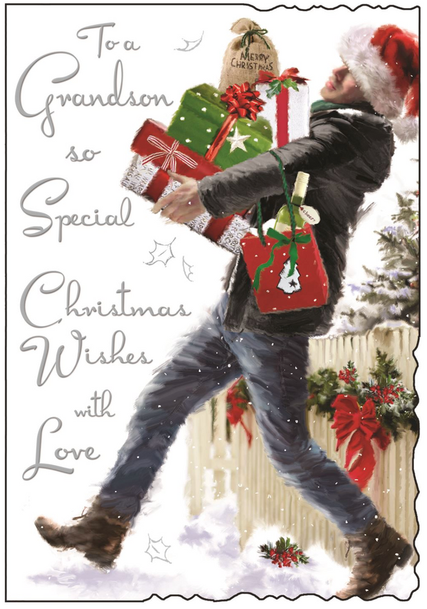 Jonny Javelin Grandson Christmas Card**