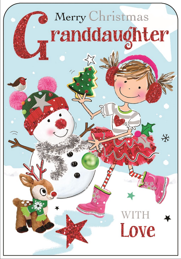 Jonny Javelin Granddaughter Christmas Card**