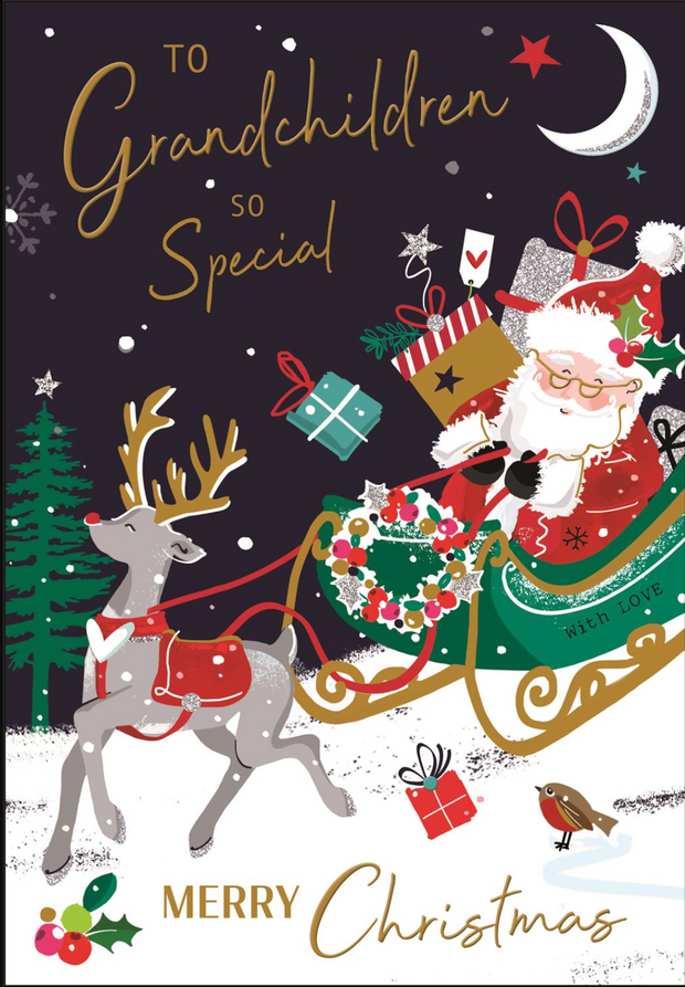 Jonny Javelin Grandchildren Christmas Card**