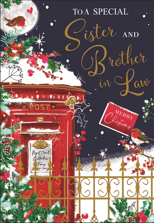 Jonny Javelin Sister & Brother in Law Christmas Card**