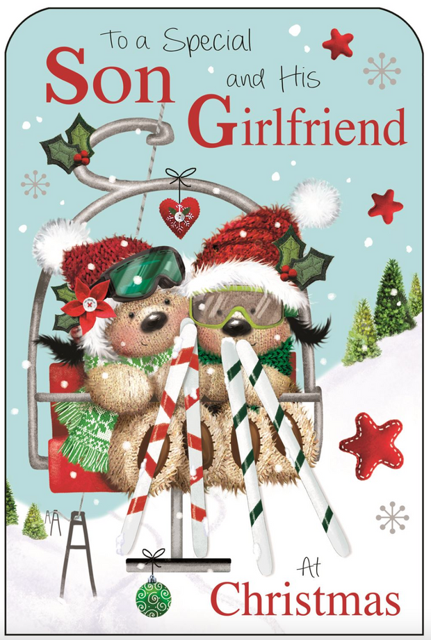 Jonny Javelin Son & His Girlfriend Christmas Card**