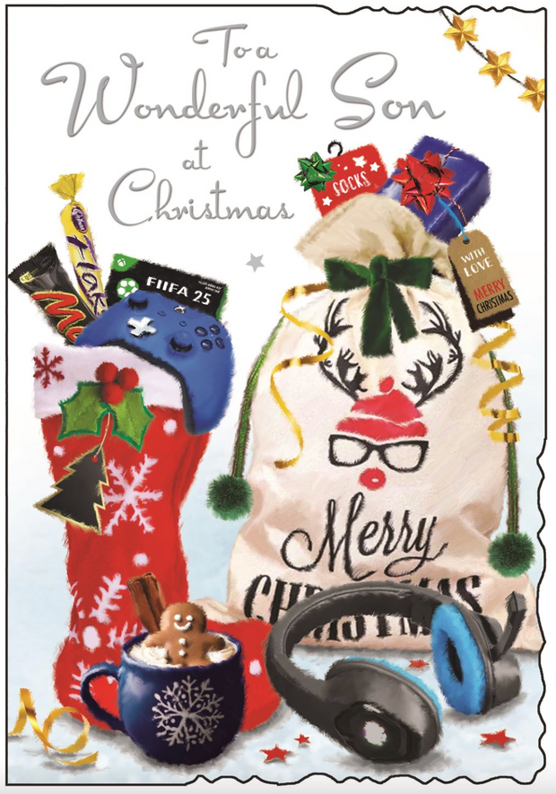 Jonny Javelin Son Christmas Card**