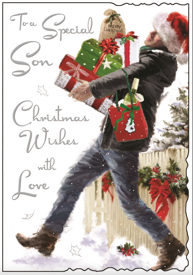 Jonny Javelin Son Christmas Card**