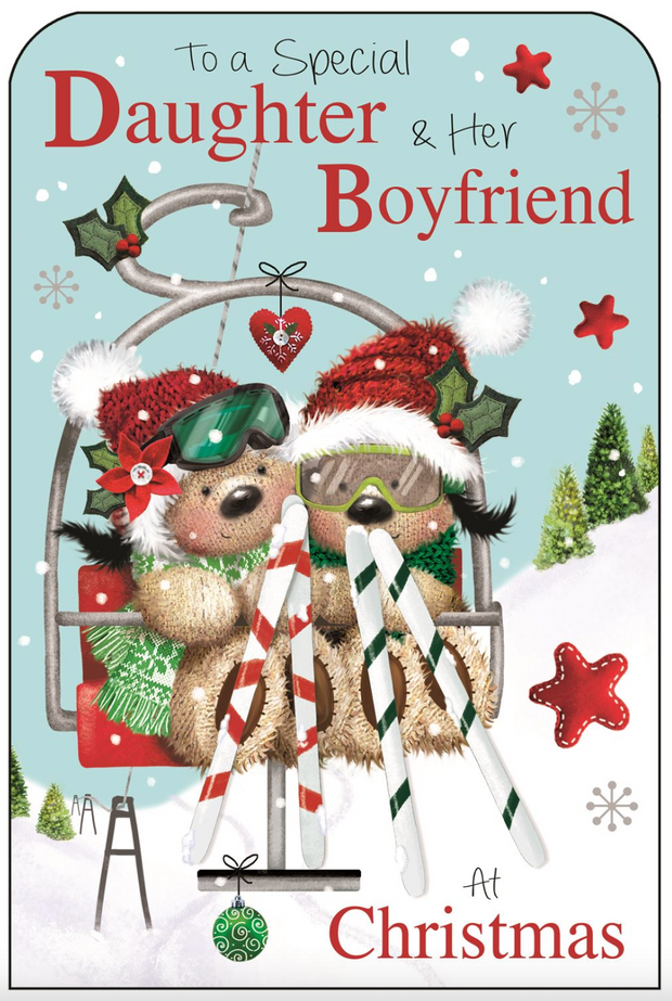 Jonny Javelin Daughter & Her Boyfriend Christmas Card**