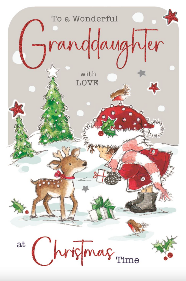 Jonny Javelin Granddaughter Christmas Card**
