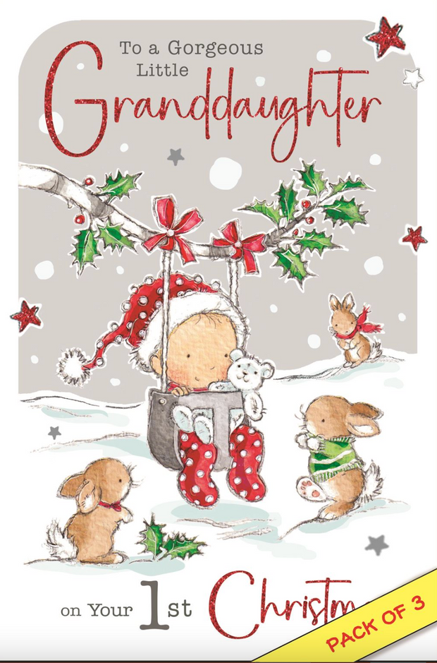Jonny Javelin Granddaughter 1st Christmas Card**