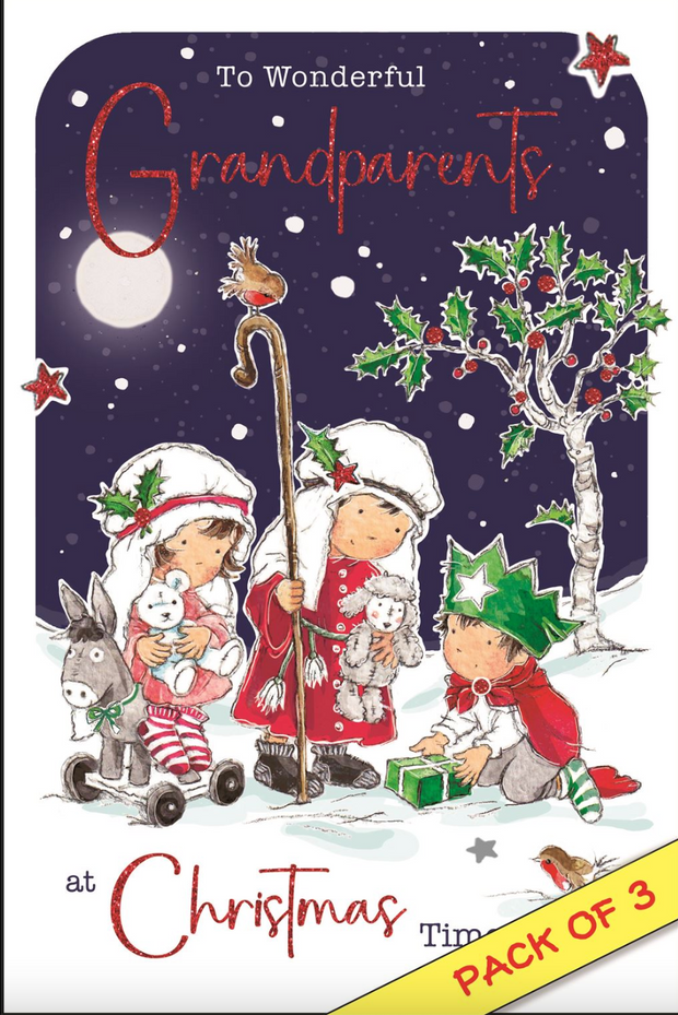 Jonny Javelin Grandparents Christmas Card**