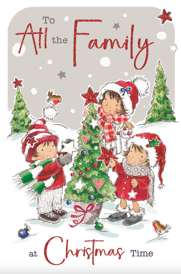 Jonny Javelin All The Family Christmas Card**