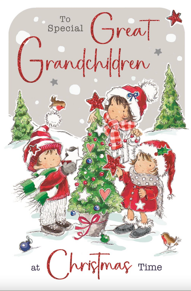 Jonny Javelin Great Grandchildren Christmas Card**