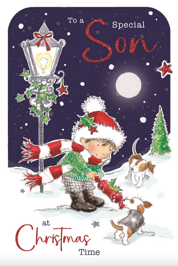 Jonny Javelin Son Christmas Card**