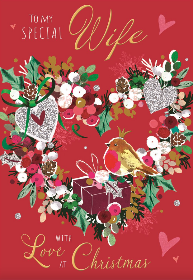 Jonny Javelin Wife Christmas Card**