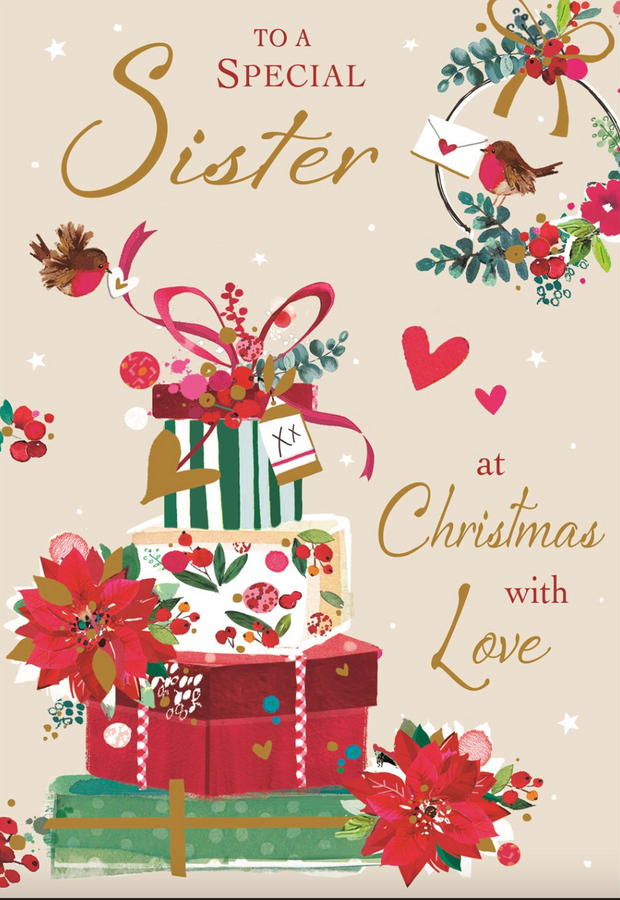 Jonny Javelin Sister Christmas Card**