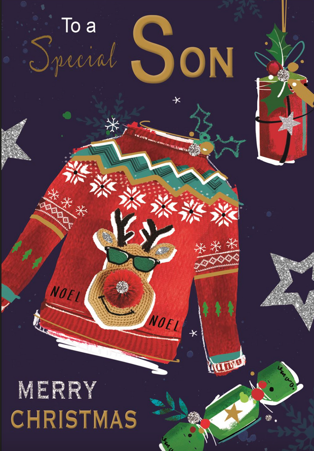 Jonny Javelin Son Christmas Card**