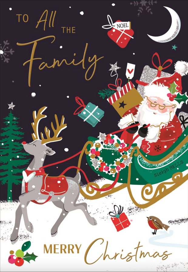 Jonny Javelin All the Family Christmas Card**