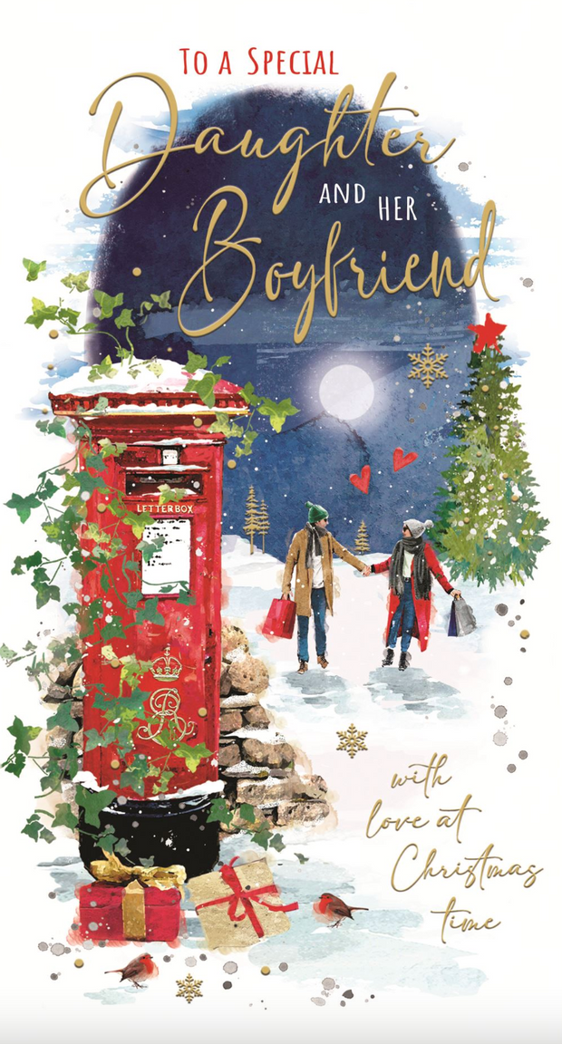 Jonny Javelin Daughter & her Boyfriend Christmas Card**