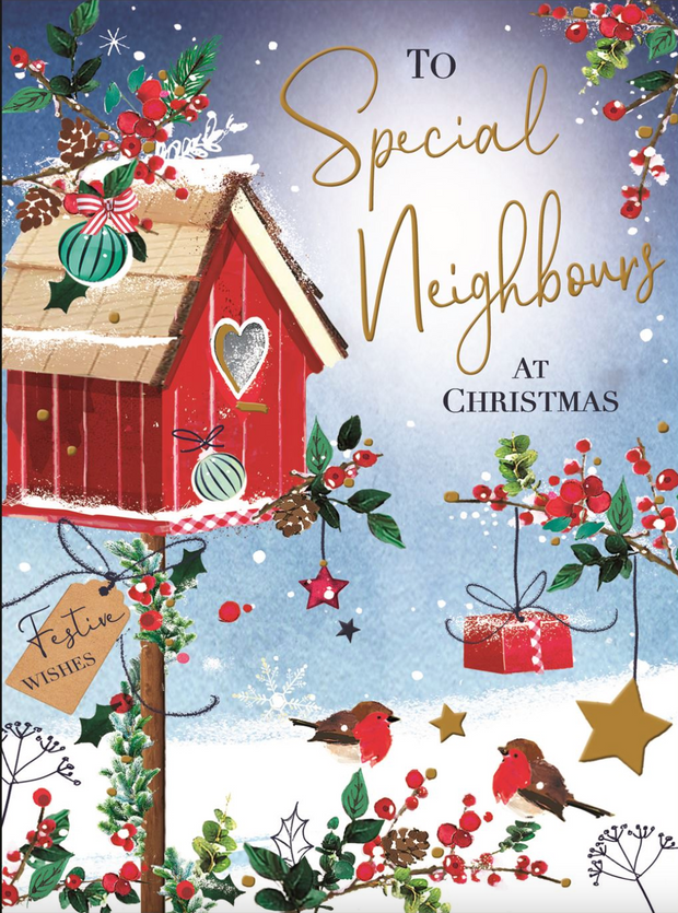Jonny Javelin Special Neighbours Christmas Card**