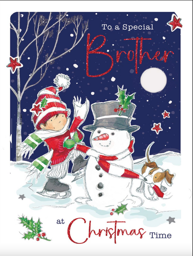Jonny Javelin Brother Christmas Card**