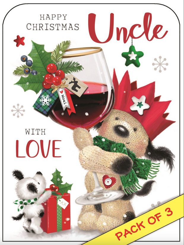 Jonny Javelin Uncle Christmas Card**