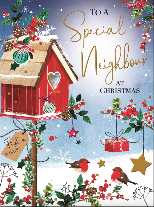 Jonny Javelin Special Neighbour Christmas Card**