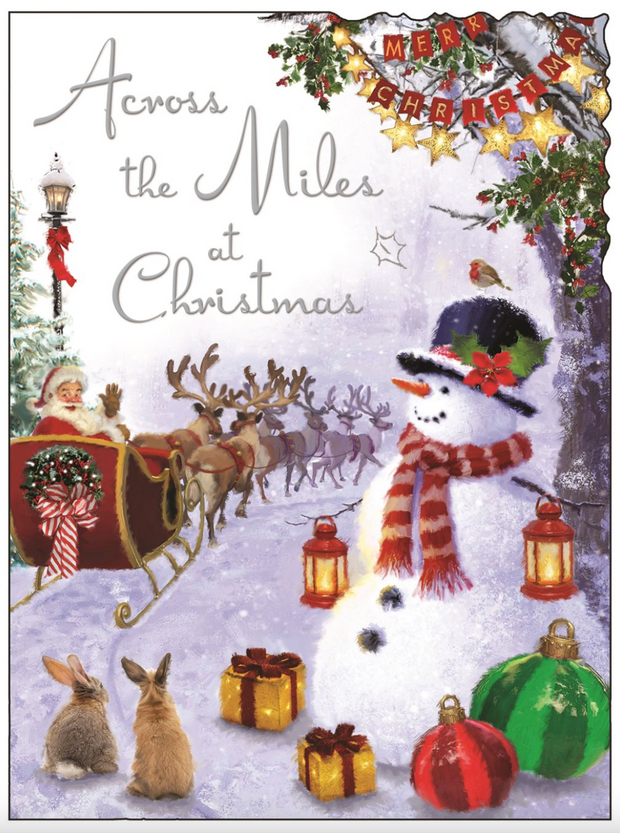 Jonny Javelin Across the Miles Christmas Card**