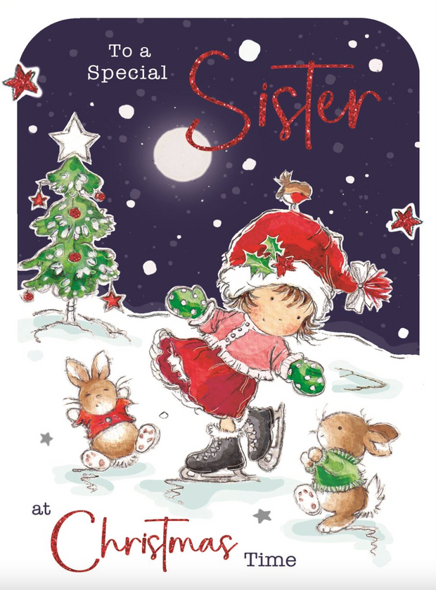 Jonny Javelin Sister Christmas Card**