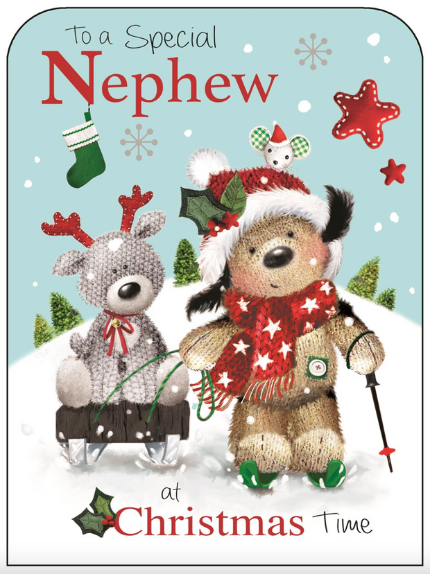 Jonny Javelin Nephew Christmas Card**