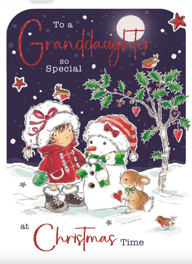 Jonny Javelin Granddaughter Christmas Card**